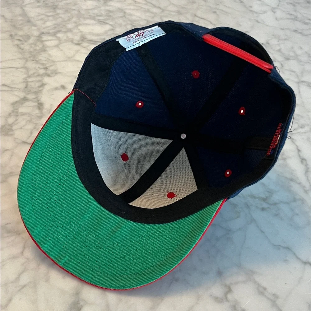 47 Brand Vintage Cleveland Indians Navy and Red Cap